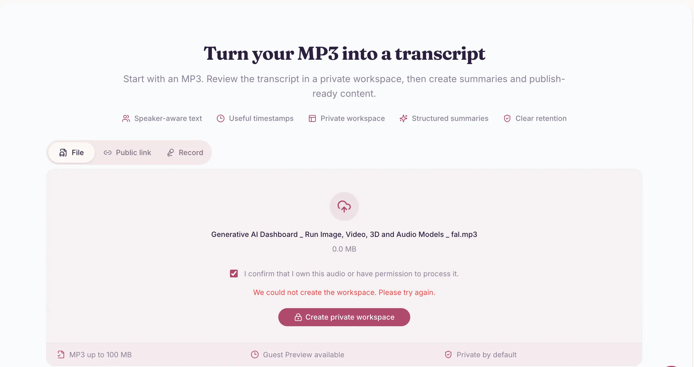 Convertir audio y video en transcripciones y resúmenes